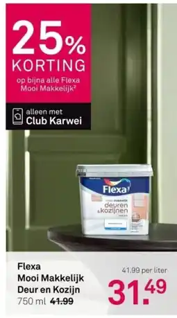 Karwei Flexa Mooi Makkelijk Deur en Kozijn aanbieding