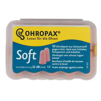 Holland & Barrett OHROPAX ️ Soft Oordopjes - 10 stuks aanbieding