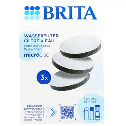 Holland & Barrett BRITA Filterpatroon Waterfles MicroDisc Filters - 3 filters aanbieding