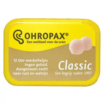 Holland & Barrett Ohropax Geluiddemper aanbieding