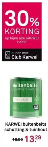 Karwei KARWEI buitenbeits schutting & tuinhout aanbieding