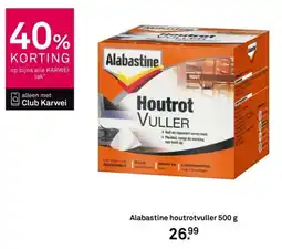 Karwei Alabastine houtrotvuller aanbieding