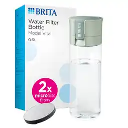 Holland & Barrett Brita Waterfilterfles Vital 600ml Lichtgroen - inclusief 2 filters aanbieding