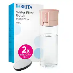 Holland & Barrett Brita Waterfilterfles Vital 600ml Abrikoosoranje - inclusief 2 filters aanbieding