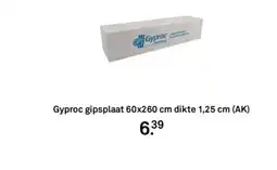 Karwei Gyproc gipsplaat aanbieding