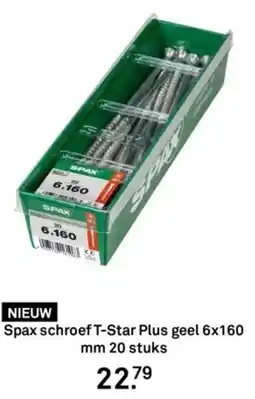 Karwei Spax schroef T-Star Plus gee aanbieding