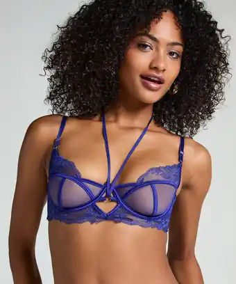 Hunkemoller Hunkemöller Niet-Voorgevormde Beugel bh Amari Blauw aanbieding