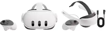 Coolblue Meta Quest 3 512GB + Link Cable + Elite Strap met batterij aanbieding