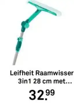 Karwei Leifheit Raamwisser 3in1 28 cm me aanbieding