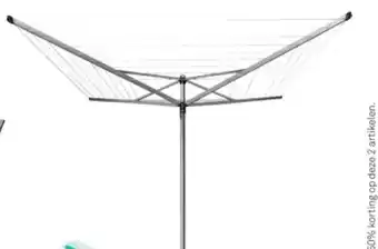 Karwei Brabantia Topspinner Droogmolen met metal aanbieding