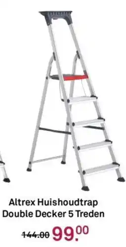 Karwei Altrex Huishoudtrap Double Decker 5 Treden aanbieding