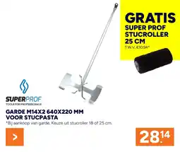 BOUWMAAT Superprof garde M14X2 VOOR STUCPASTA aanbieding