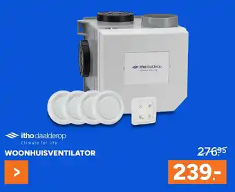 BOUWMAAT Itho daalderop Woonhuisventilator aanbieding