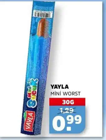 Sahan Supermarkten YAYLA mi̇ni̇ worst aanbieding