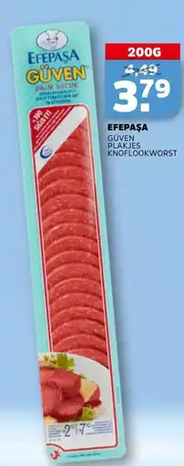 Sahan Supermarkten EFEPAŞA GÜVEN PLAKJES KNOFLOOKWORST aanbieding
