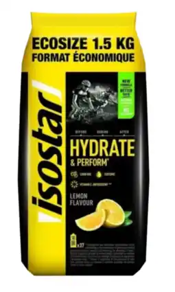 De Online Drogist Isostar Hydrate & Perform Lemon 1500GR aanbieding