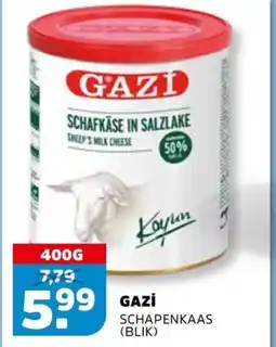 Sahan Supermarkten GAZİ Schapenkaas aanbieding