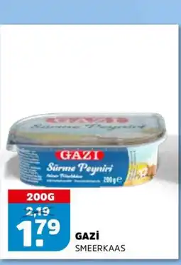 Sahan Supermarkten GAZİ Smeerkaas aanbieding