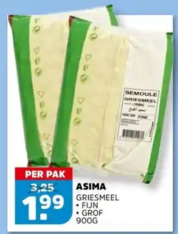 Sahan Supermarkten ASIMA Griesmeel aanbieding