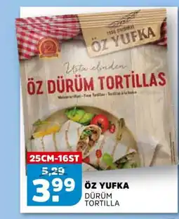 Sahan Supermarkten ÖZ YUFKA Dürüm tortillas aanbieding