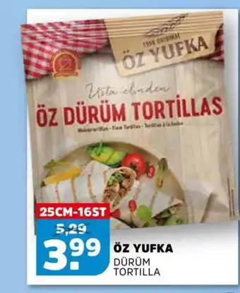 Sahan Supermarkten ÖZ YUFKA Dürüm tortillas aanbieding