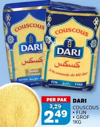 Sahan Supermarkten DARI Couscous aanbieding