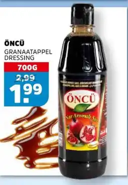 Sahan Supermarkten ÖNCÜ granaatappel dressing aanbieding