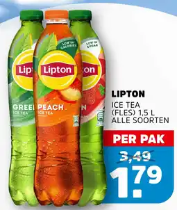 Sahan Supermarkten Lipton ice tea aanbieding