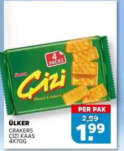 Sahan Supermarkten ÜLKER Crakers çi̇zi̇ kaas aanbieding