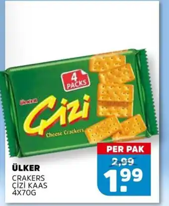 Sahan Supermarkten ÜLKER Crakers çi̇zi̇ kaas aanbieding