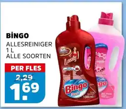 Sahan Supermarkten Bingo allesreiniger aanbieding
