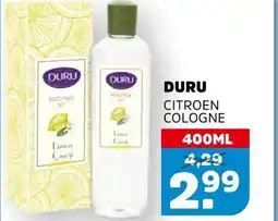 Sahan Supermarkten DURU citroen cologne aanbieding