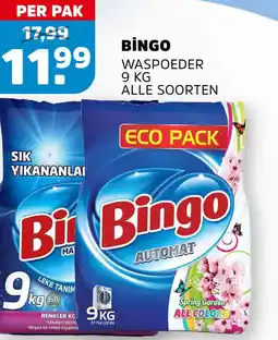 Sahan Supermarkten Bingo waspoeder aanbieding
