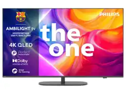MediaMarkt Philips 43pus9000 4k Qled Ambilight Tv 43 Inch (the One) (2025) aanbieding