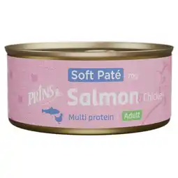 Pets Place Prins Soft Paté - Kattenvoer - Kip Zalm 70 g aanbieding