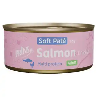 Pets Place Prins Soft Paté - Kattenvoer - Kip Zalm 70 g aanbieding