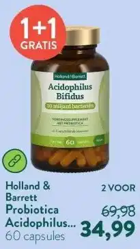 Holland & Barrett Probiotica Acidophilus Bifidus 20 mld aanbieding