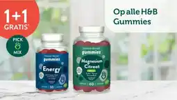 Holland & Barrett 1+1 GRATIS Op alle H&B Gummies aanbieding