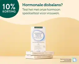 Holland & Barrett 10% KORTING Hormonale disbalans? Test het met onze hormoon speekseltest voor vrouwen. aanbieding
