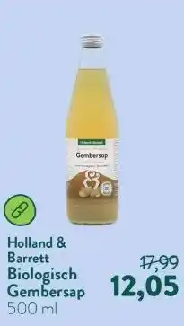 Holland & Barrett Biologisch Gembersap aanbieding