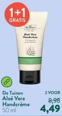 Holland & Barrett Aloë Vera Handcrème aanbieding
