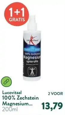 Holland & Barrett 100% Zechstein Magnesium Spierolie aanbieding