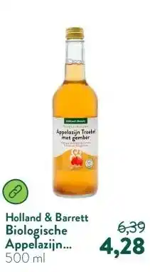 Holland & Barrett Biologische Appelazijn Troebel Gember aanbieding