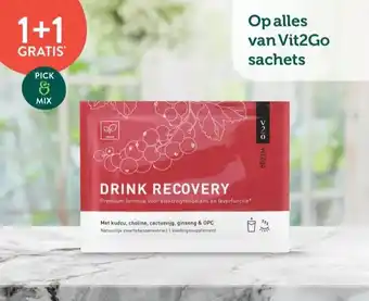 Holland & Barrett 1+1 GRATIS Op alles van Vit2Go sachets aanbieding