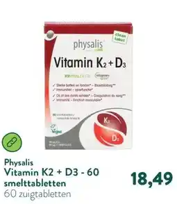 Holland & Barrett Vitamin K2 + D3 - 60 smelttabletten aanbieding