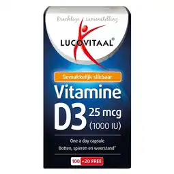 Plein.nl Lucovitaal Vitamine D3 25mcg 120 aanbieding