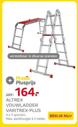 Praxis ALTREX REFORMLADDER ALLROUND aanbieding