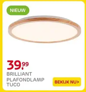Praxis BRILLIANT PLAFONDLAMP TUCO aanbieding