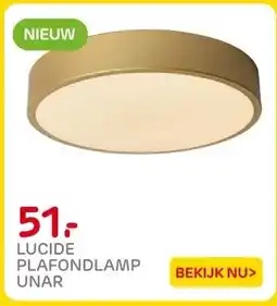 Praxis LUCIDE PLAFONDLAMP UNAR aanbieding