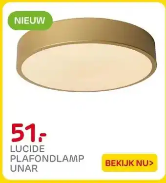 Praxis LUCIDE PLAFONDLAMP UNAR aanbieding